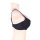 Black Smooth Seamless Push Up comfortable T-shirt bra