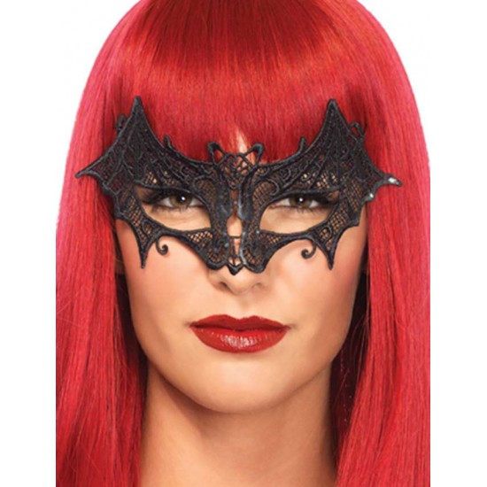 Glamorous Black Bat Lace Eye Mask