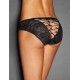 Plus Size Sexy Black Lace Strappy Panty