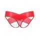 Plus Size Red Hollowed Out Ladies' Panty