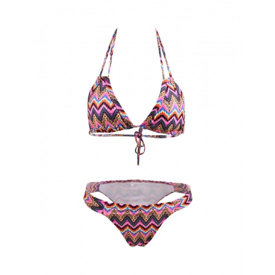 Fashion national wind printing Bikini Set