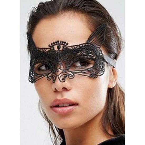 Enchanting Black Lace eye mask