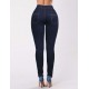 Plus Size Pencil Pants Blue Female Fashion Casual Jeans