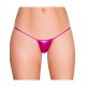 Plus Size Rosy Exotic Micro Shiny G String Thongs