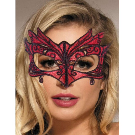 Charming Red Lace Eye Mask