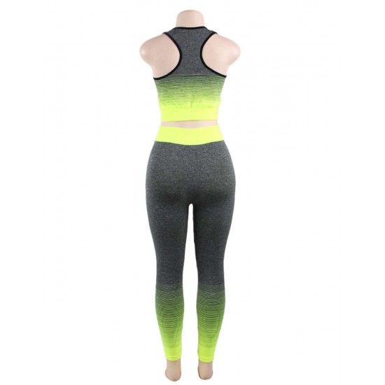 Green Gradient Fitness Sports Set