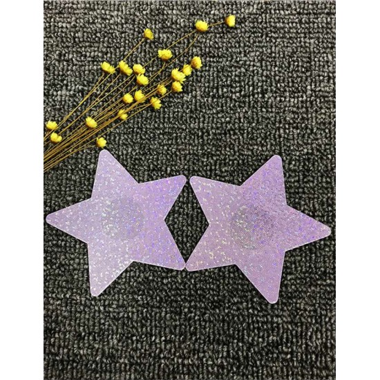 Star shaped sequins Nipple Cover