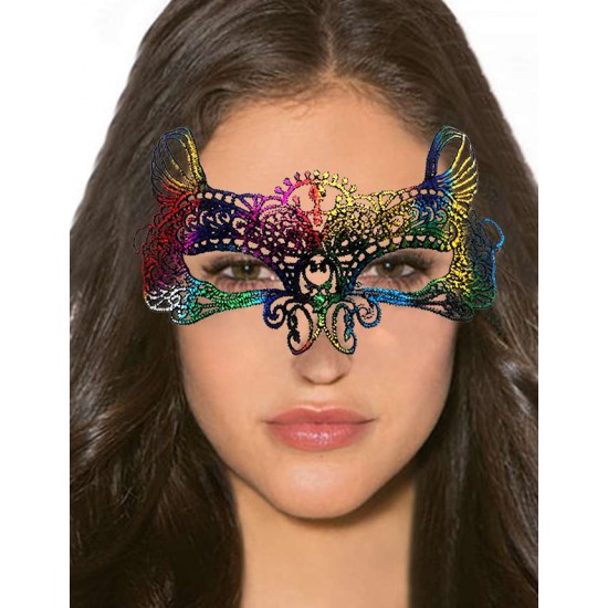 Glamorous Colorful Lace Eye Mask