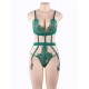 Love Affair Green Lace Teddy 