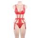 Love Affair Red Lace Teddy 