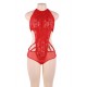 Red Lace Two-piece Sexy Teddy