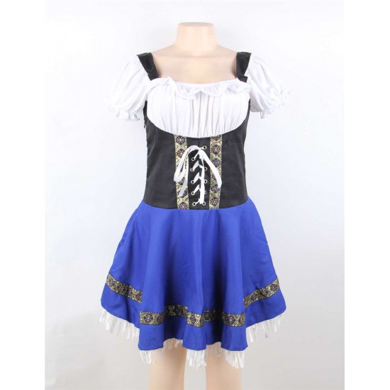 Plus Size German Beer Girl Costume Dress 