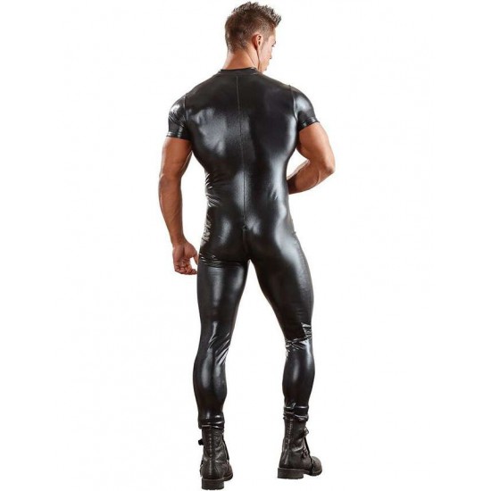 Sexy Men's Gay Leather catsuit