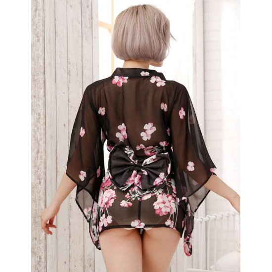 Kimono Uniform Short Skirt Extreme Temptation Set