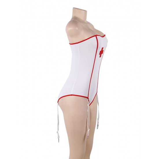 Sexy Nurse Costume Teddy