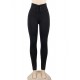 Black Lace-up High Waist Fitness Yoga Leggings