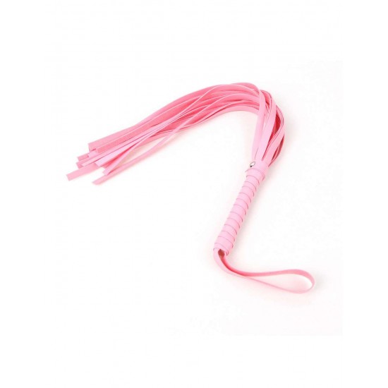 Pink Leather Whip Tease Play Adult Couple Game Toy