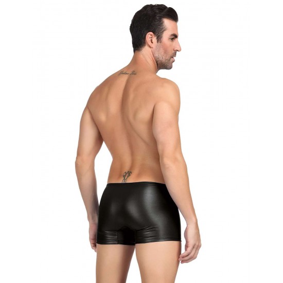 Men's Leather Pants With Exposed Hips