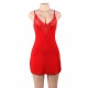 Red Sexy Fashion Cotton High Quality Women Pajama Sets