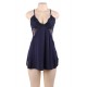 Dark Blue High Quality Modal Pajamas Women Set