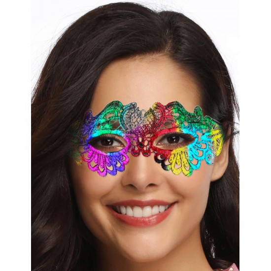 Glamorous Colorful Lace Eye Mask