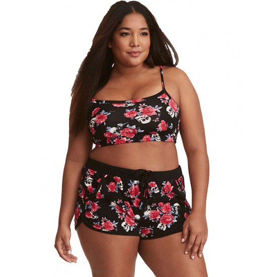 Plus Size Fashion Print Sexy Summer Women's Bikini Set