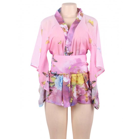 Kimono Uniform Short Skirt Extreme Temptation Set