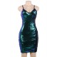 Sexy Green Sequin Bodycon Dress