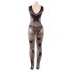 Butterfly Pattern Backless BodyStocking