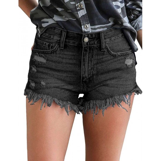 High Quality Summer Denim Fashion Washed Shorts