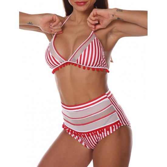 Lovely Girl Style Fringe Bikini