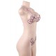 Sexy Flower Embroidery Fashion Bra Set